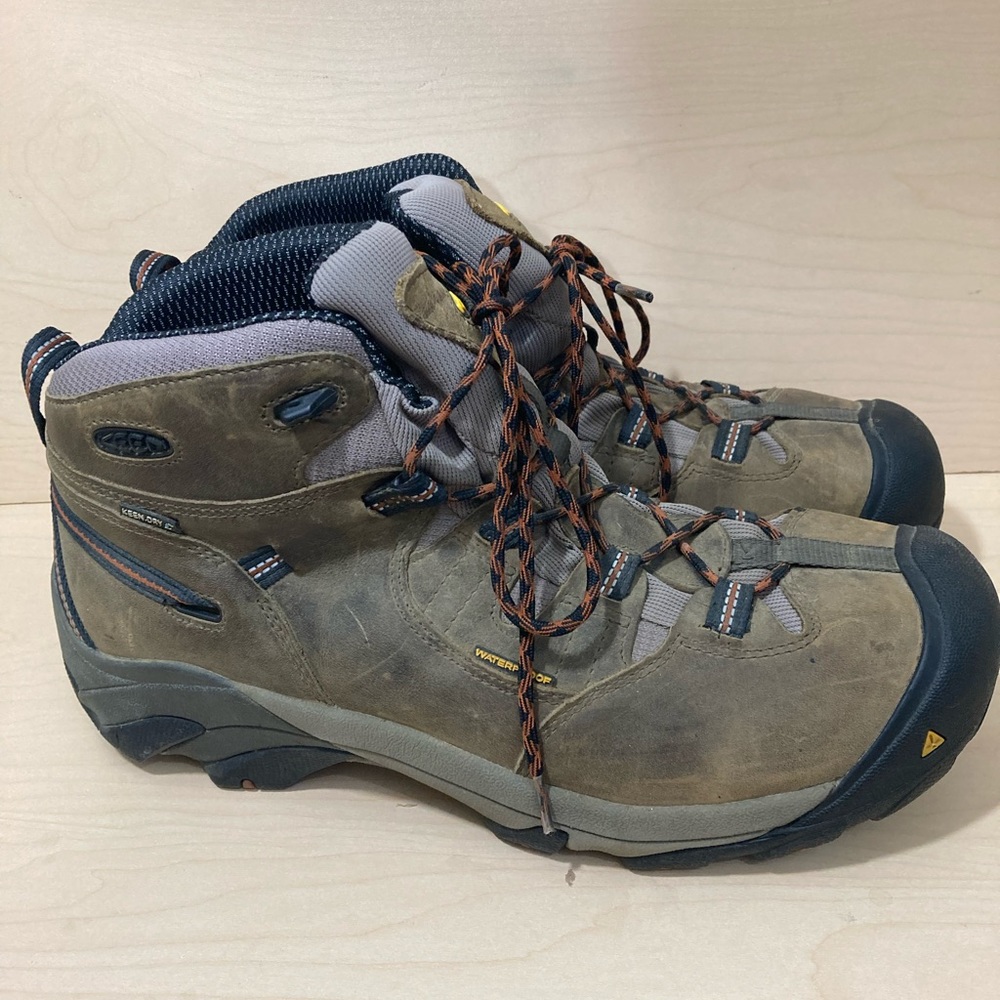 KEEN Detroit Mid Soft Toe Brown Work & Safety Boots Men’s 14